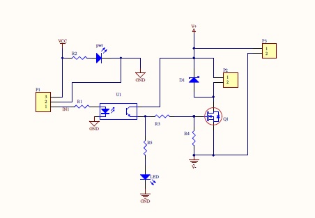 FR120N Isolated MOSFET schematic