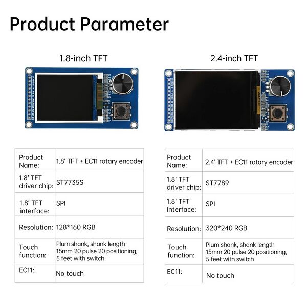 File:1.8-Inch 2.4-Inch TFT Display Screen With Ec11 Rotary Encoder Combination Module SPI Interface LCD Screen Electronic Kit - AliExpress 502 - image 02.jpg