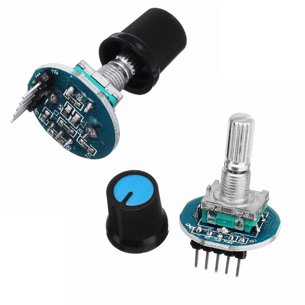 File:Rotating Potentiometer Knob Cap Digital Control Receiver Decoder Module Rotary Encoder Module Geekcreit for Arduino - products that work with official Arduino boards.png