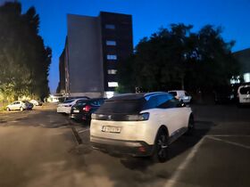 Evo Residence — car parked on arrival
