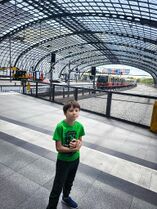 Stefan at Berlin Hauptbahnhof — S-Bahn platform, Tue 11 Aug 2026