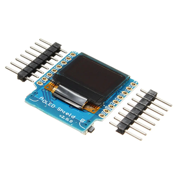 File:Geekcreit® OLED Shield V2.0.0 For Wemos D1 Mini 0.6 Inch 64X48 IIC I2C Two Button.png